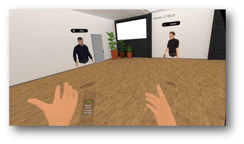 Virtual Reality Interactions Example Social Interaction and Self-Perception in Social Virtual Reality ...